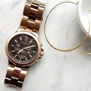 Michael Kors Oversized Rose Gold Watch